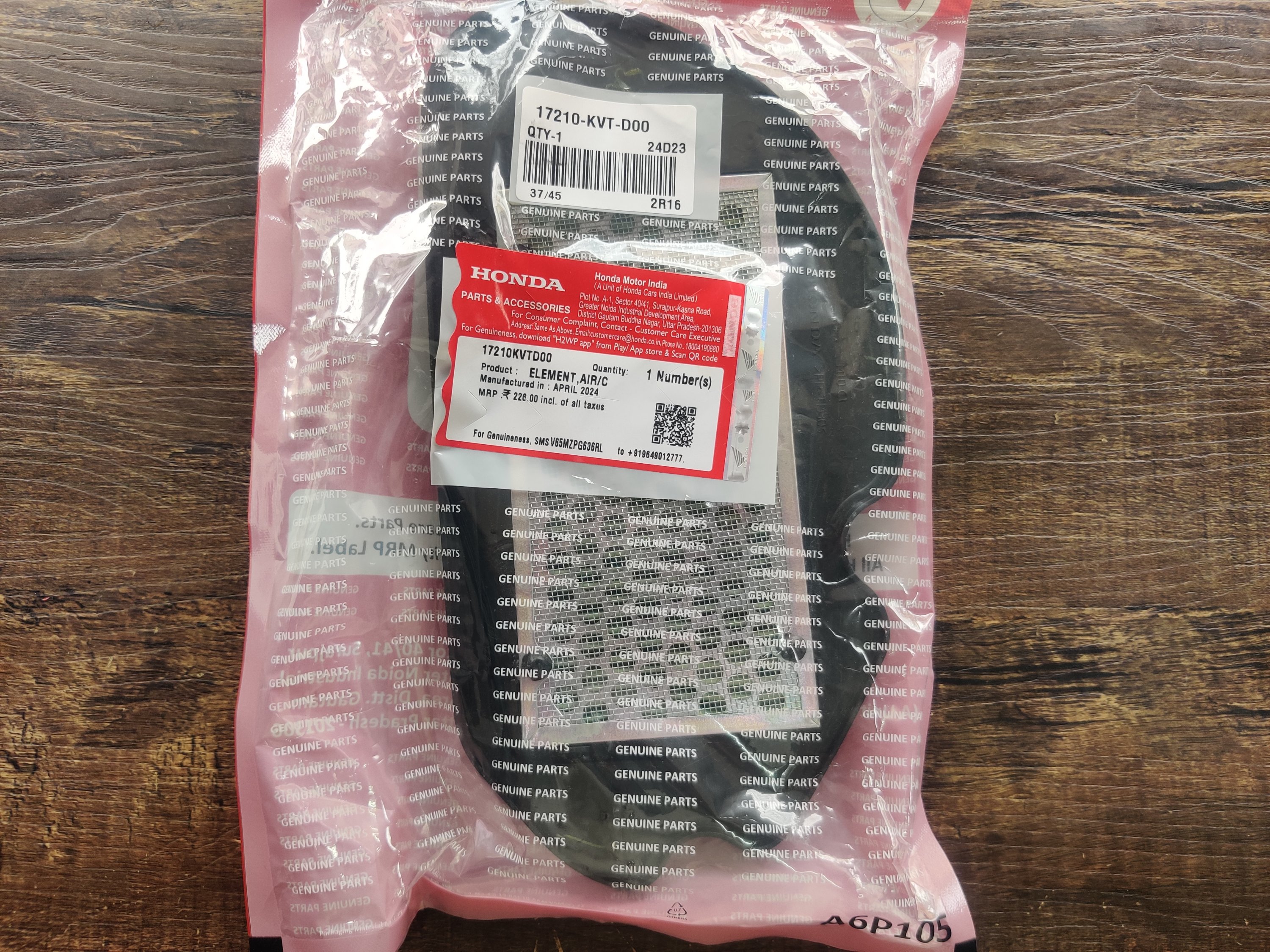 Activa Scooty Air Filter Activa 4g AIR FILTER FOR ACTIVA HET/3G/4G