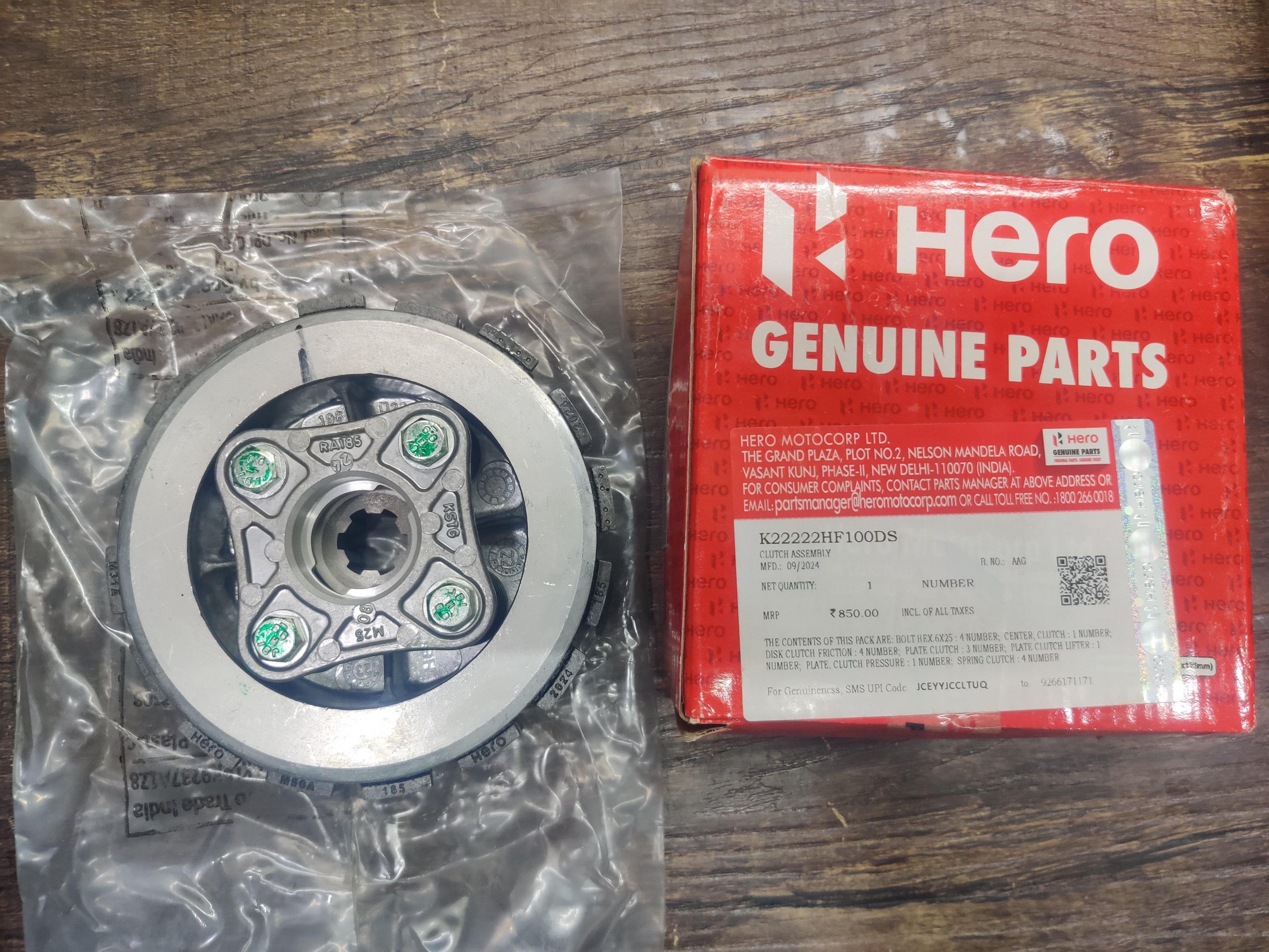 CLUTCH KIT HERO SPLENDOR+ – BUY AUTOMOBILE PARTS